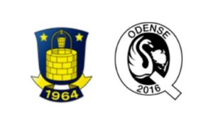 Brøndby mod Odense Q - kamplogo