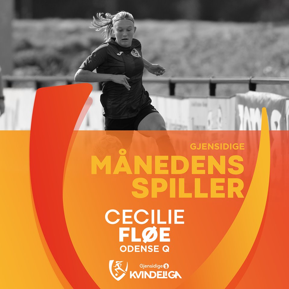 Månedens Spiller september 2019 Cecilie Fløe